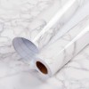 Practicalws Glossy Marble Contact Paper Granite White/grey Kitchen Cou