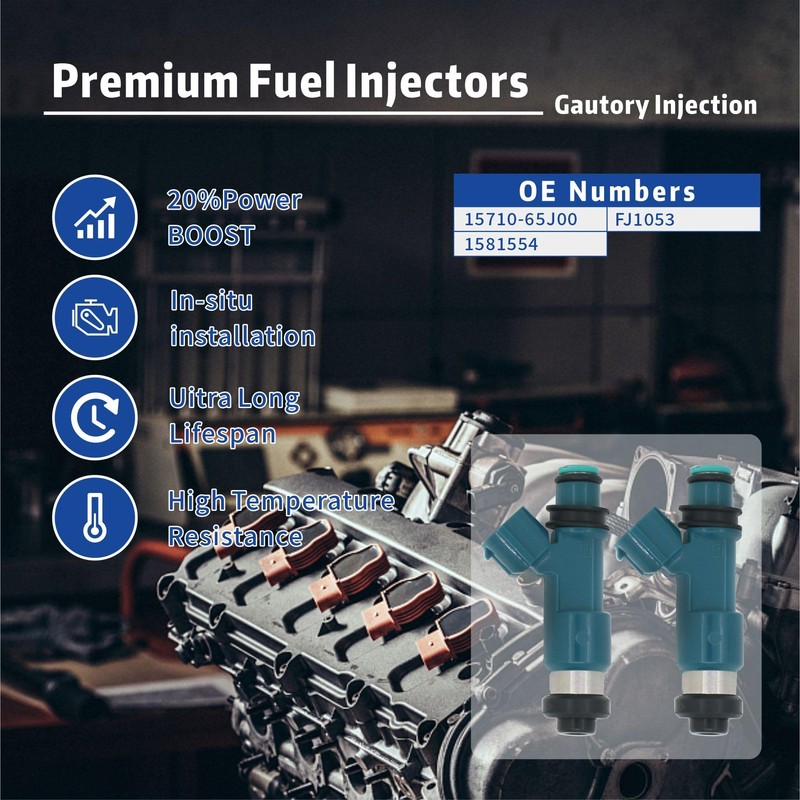 Gautory - Boquilla inyectora de combustible compatible con Suzuki SX4