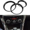for Subaru AC Climate Control Knob Outer Ring Covers Volume