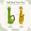 2 Pcs Quirky Cat Vases, Whimsical Resin Kitty Flower Vases,