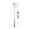 Wooden World 10 Wooden Spoons Love Heart Shape Beech Wood
