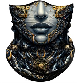 Obacle Skull Face Mask for Women Dust Wind Sun Protection Rave Festival Riding