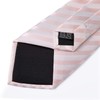 DiBanGu Men's Tie Set Silk Striped Checked Tie with Pocket
