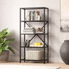 Etta 63'' Tall Rectangular Bookcase in Blackened Bronze