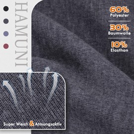 Men's Women's Lightweight Slouch Beanie Hat Soft Thin Hat Breathable Elastic Long Beanie for Spring Autumn and Winter, Black+grey