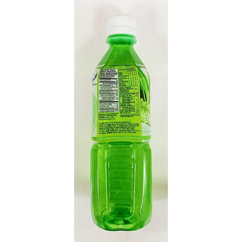 Aloe Vera Drink, 500ml Bottles, Pack of 6, Natural Flavor