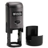 Infusion Paid (W/LINE) Round Self-Inking Stock Rubber Stamp (3/4'' Diameter)