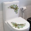 Condessacity トイレ ウォールステッカー おしゃれ 便器 シール 英語 クリスマス 可愛い 雪だるま