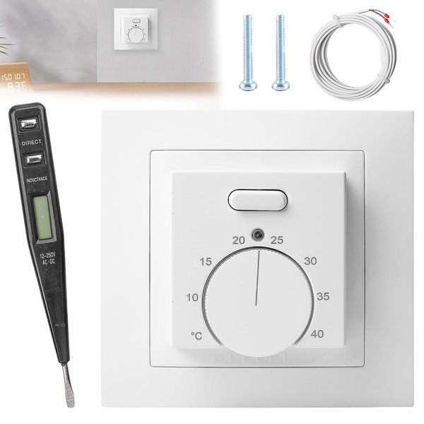 WIYETY Room Thermostat Underfloor Heating with Induction Test Pen: Standard