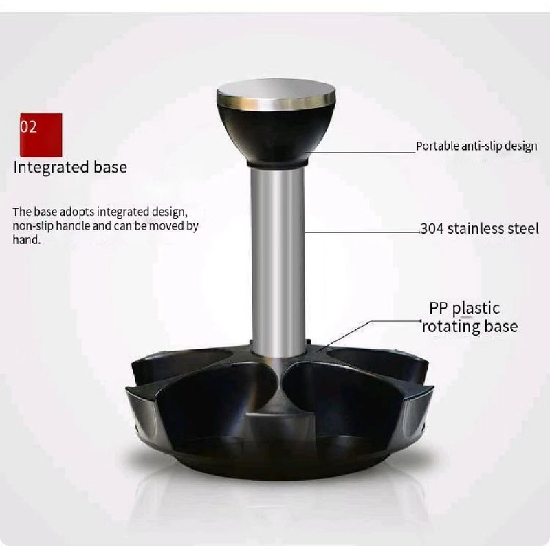 mkeodm Kitchen rotating spice rack storage set, 360 degree rotating