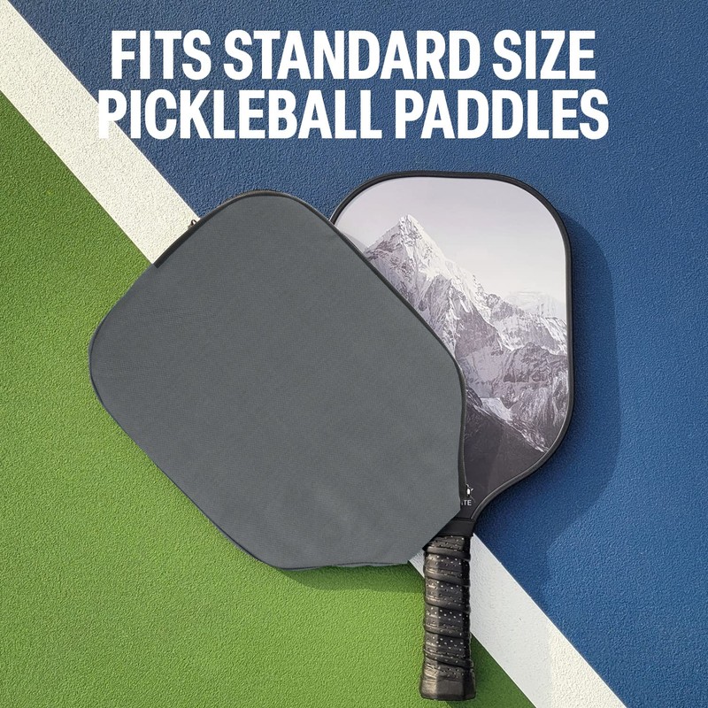 Palms-O-Aces Pickleball Paddle Cover (Gray)