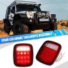 Unbranded 7" Inch LED Headlights + Smoke Tail Lights Combo