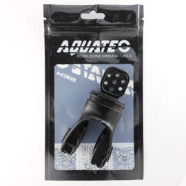 AQUATEC [MP-950] Tooth Shaped Mouthpiece for Scuba Diving Regulator Color: Black