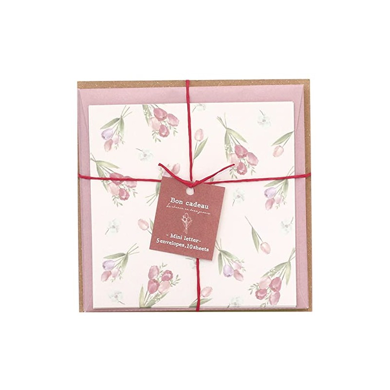 Lab Clip Mini Letter Set, Bon Kadu, Pink, 22A-BCML01-PK