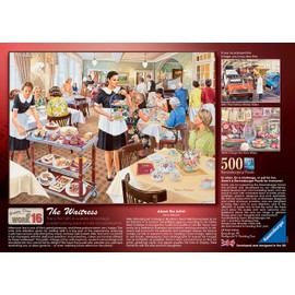 Ravensburger Happy Days at Work No.16 - The Waitress 500 Piece Jigsaw Puzzle for Adults & for Kids Age 10 and Up