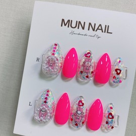 MunNail Hari GomSticker design is random - ballerina / MunNail 하리곰스티커 디자인은 랜덤 - 발레리나