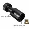 CO2 Refill Adapter Bottle Connector Regulator On/Off Adapter with 2