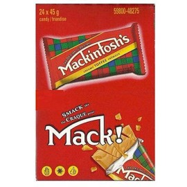 Nestle Mackintosh's 24 Pack Creamy Toffee Bars in Original Display Box