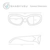 ShadyVEU Y2K Wrap Around Futuristic Swift Slim Fashion Oval Sports