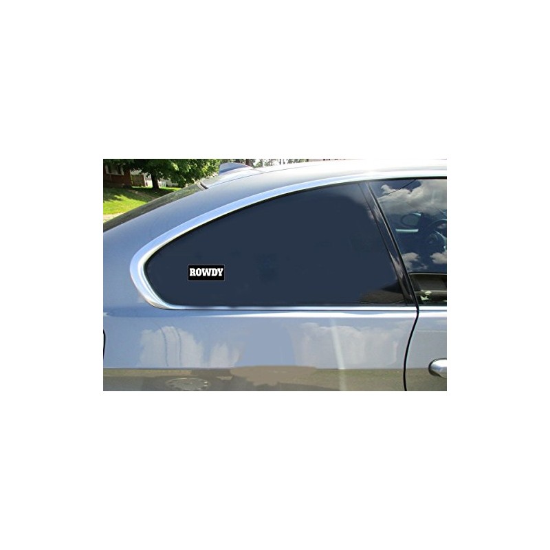 U.S. Custom Stickers Rowdy Black Sticker 3 Inch