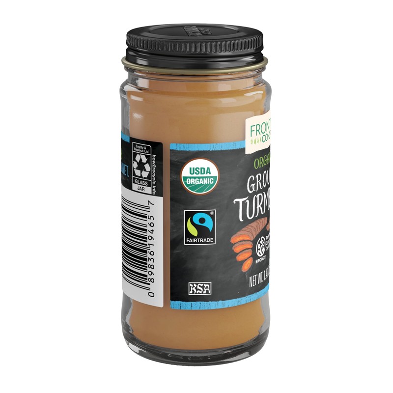 Frontier Co-op Ground Turmeric Root, 1.41 Ounce Jar, Regenerative Organic