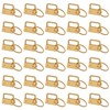 30PCS 1 Inch Key Fob Hardware Kit, Durable Metal Keychain