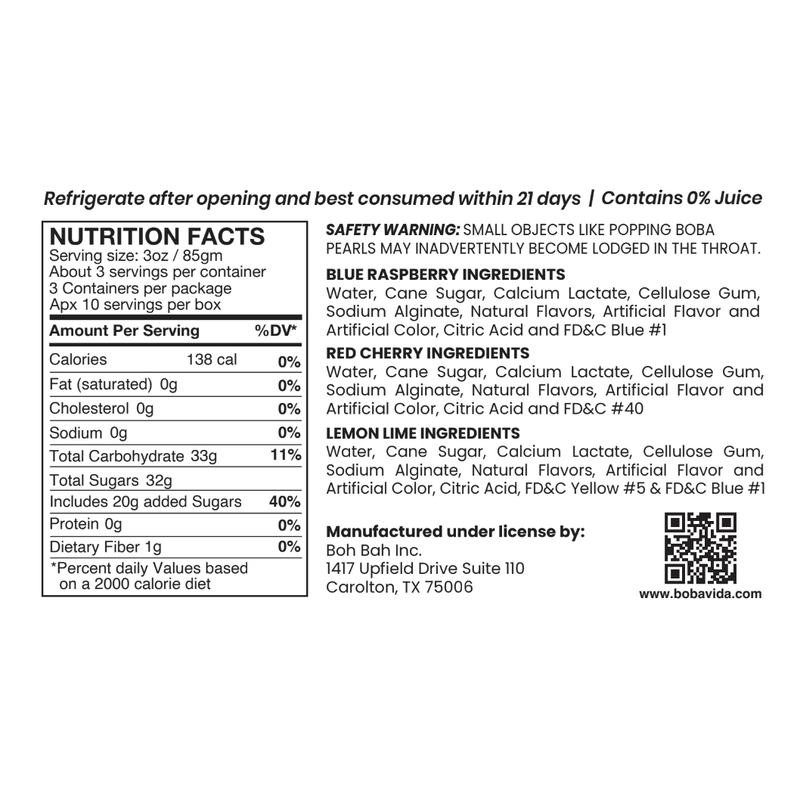 Limited Edition ICEE® Popping Boba 3 Pack