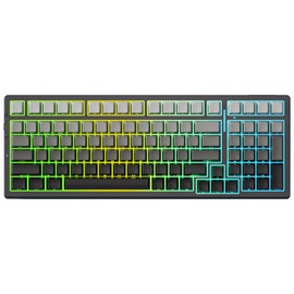 MCHOSE G98 PRO Wireless Mechanical Keyboard, Tri-Mode Connection Gaming Keyboard, Hot Swappable Custom Gasket Structure Pre-lubed Linear Switches Double Shot PBT Keycaps RGB LED Backlit Gradient Black