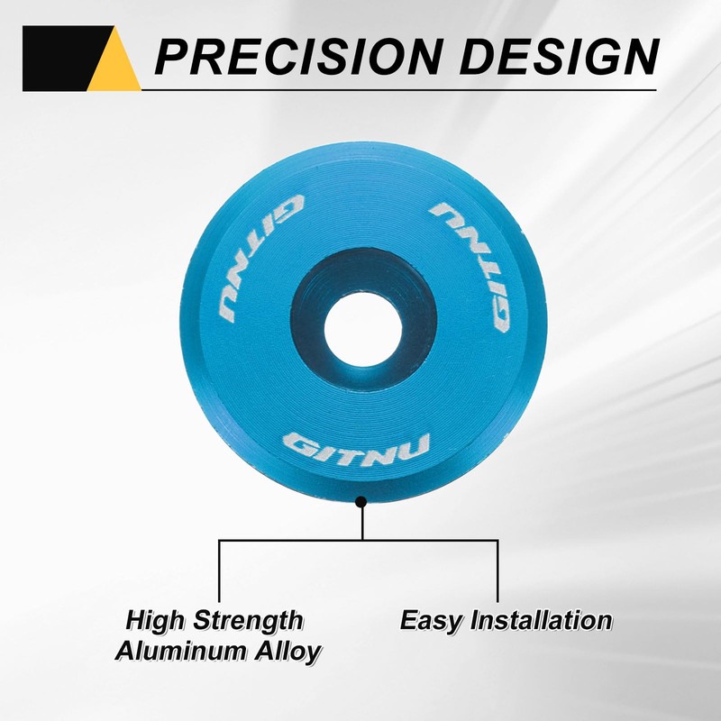 sourcing map 1 1/4" OD Bike Headset Stem Top Cap