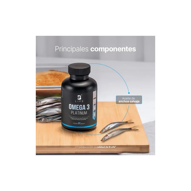 Omega 3 Platinum De 90 Caps 1000mg (certificado Ifos) B