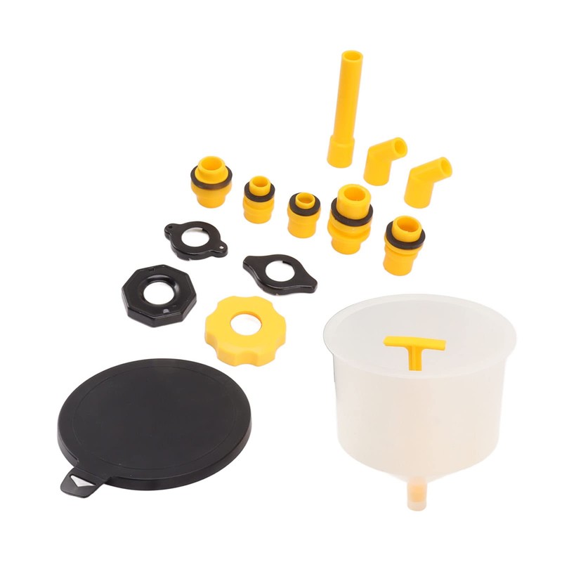 Radiator Coolant Filling Funnel Kit Spill Proof Universal Cooling System