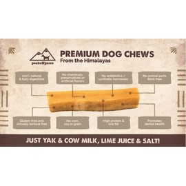 peaksNpaws Yak Cheese Himalayan Dog Chews, High Protein, Natural Dog Treats Small Dogs, Lactose Free Chew Sticks for Aggressive Chewers, Long Lasting Pet Treat for Dogs Under 15 lbs, 3lb Bulk Small