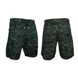 Rock-It Apparel® Men's Camouflage Board Shorts Swimming Trunks for the Beach Sizes S - 3XL Camouflage Green and Grey - Camouflage Green, size: m