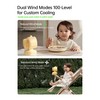 Chic Clip Stroller Fan 2026–120°Auto Oscillation & 2 Wind Mode