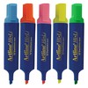 artline HiLine Highlighter Pens, ASSORTED, Pack of 5, Chisel Tip