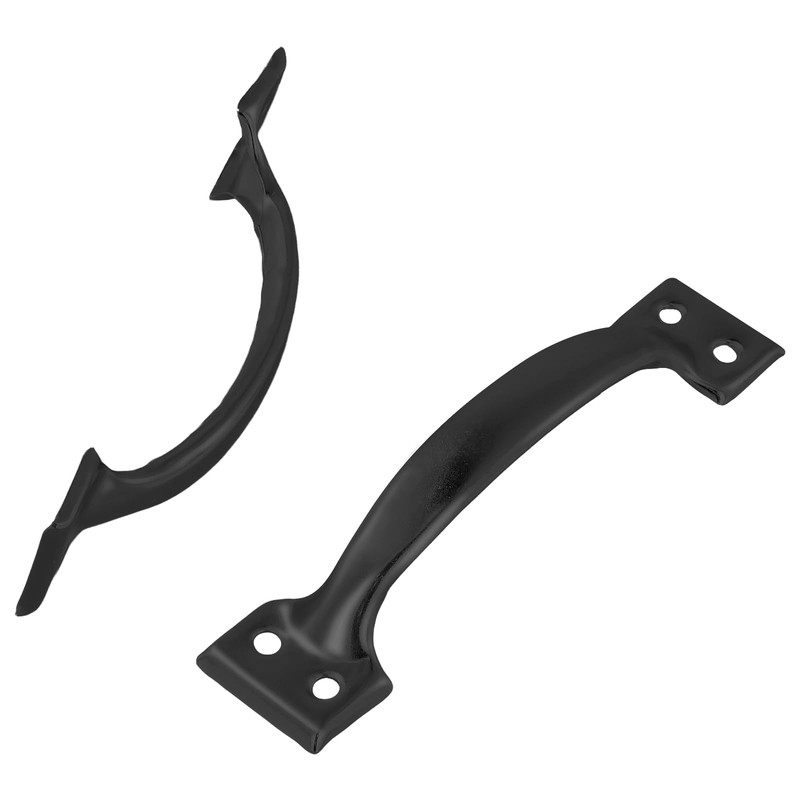MOUYAT 20 PCS 6 Inch Gate Pull Handle, Black Rustic