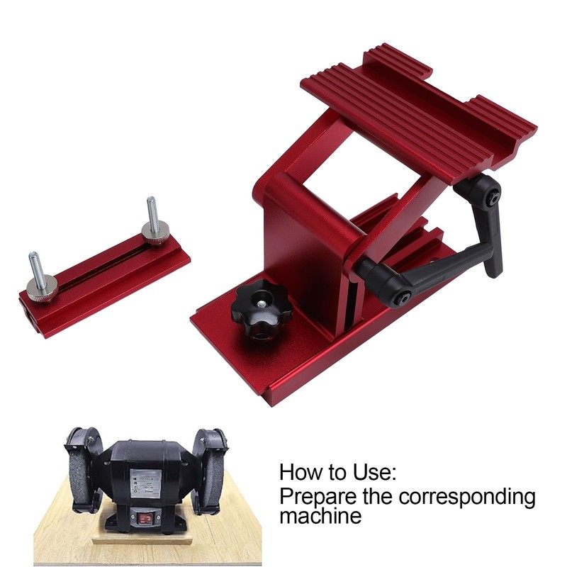 Adjustable Replacement Tool Rest Sharpening Jig for 6 Inch or