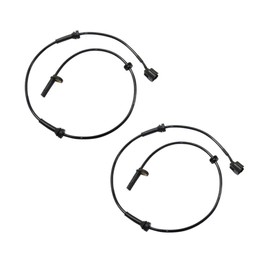 KarParts360 For Nissan Pathfinder 2013-2020 ABS Speed Sensors Driver and Passenger Side | Pair | Front | Blade Type | Female Connector | Wheel Mounted | Bolt Mounting Type | With Wiring Harness