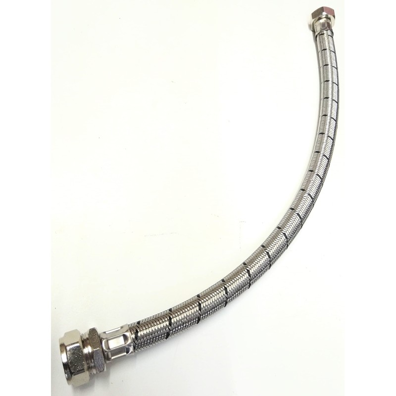 Flexible Tap Connector 22mm Compression X 3/4 BSP Female Thread