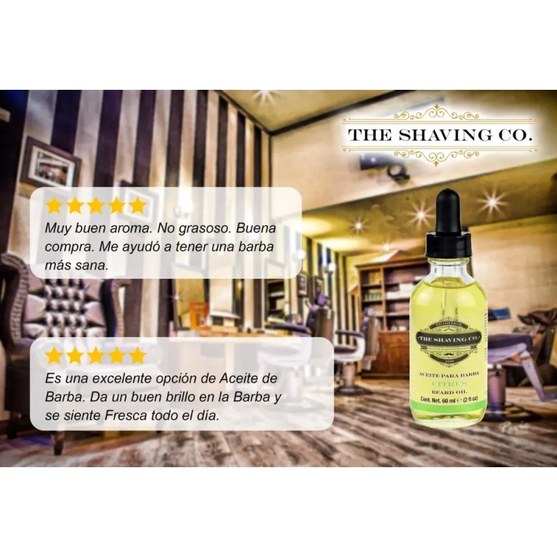 Aceite De Barba Citrus Hidrata Humecta. The Shaving Co 60