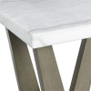 Picket House Furnishings Graham Square End Table in Gray