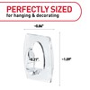 Command Mini Wall Hooks, 30 Hooks, 32 Clear Adhesive Strips,