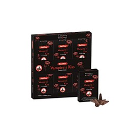 Stamford 37484 Vampire Kiss Incense Backflow, 12 Cones x 6 Packs, Black, One Size