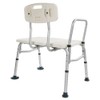 YYAO Shower Chair Bathtub Transfer Bench with Armrest and Back,Non-Slip