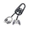 TROIKA Gaming Keyring with Carabiner Hook - 2 Pendants on