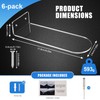 zilitol Floating Shoe Display Stand - 6 Shoe Shelf for