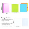 INFUN All-in-one Telescoping Binder Notebook- 2PCS, Refillable 3 Ring Notebook