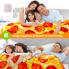 Pizza Blanket 80 Inches Adult Size, Giant Food Blankets for