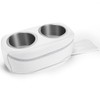 Pontoon Cup Holder, Double Drink Holder for Boat, Stainless Steel