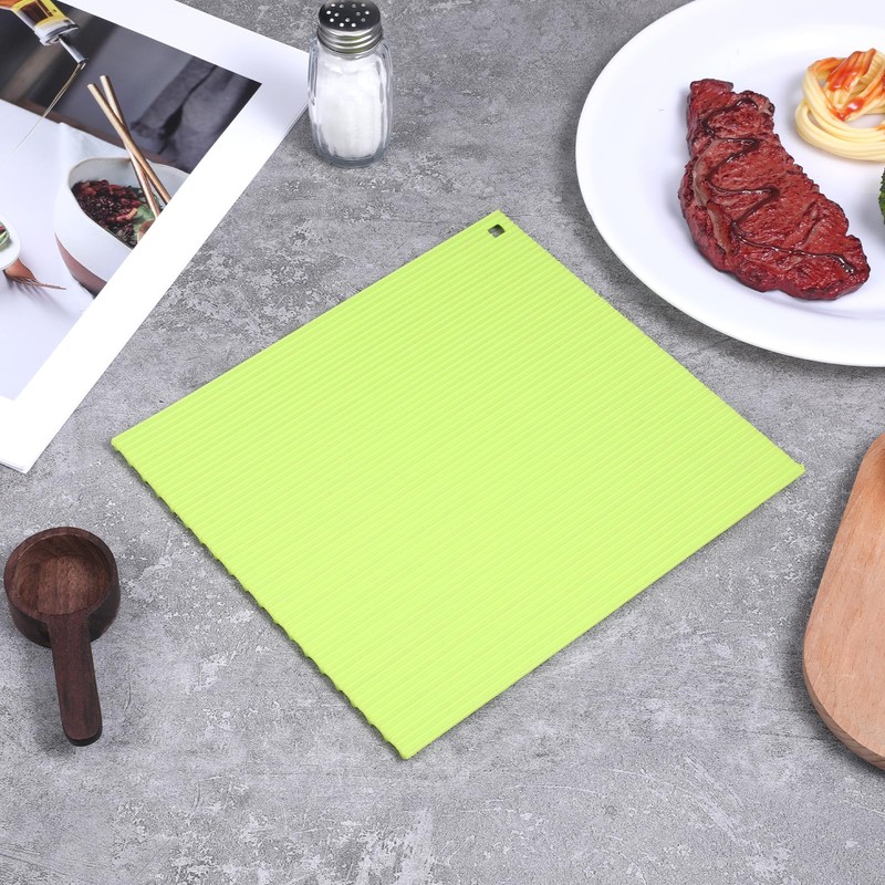 Apausvcm Sushi Rolling Mat, 8.5 x 7.8 Inch Silicone Sushi